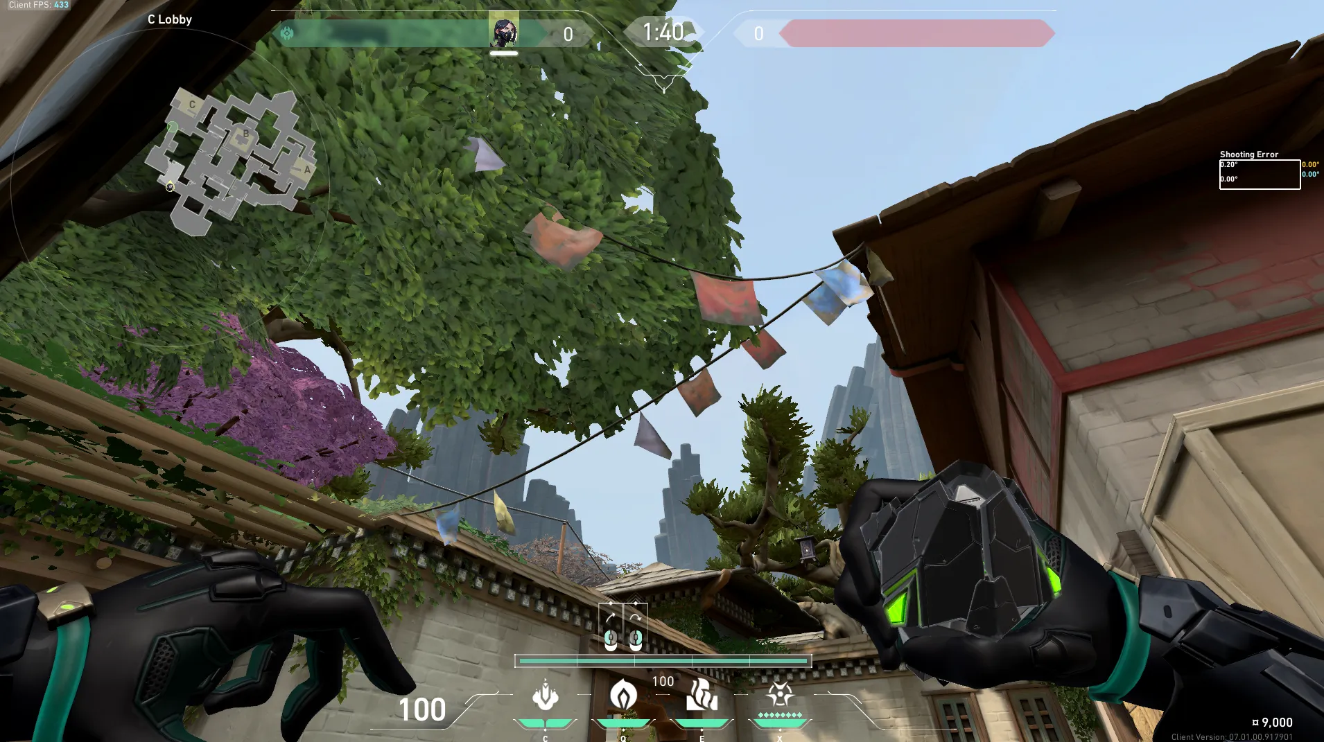 Viper Poison Cloud on Haven Attack Site C — step 4 of 5: Aim — line up the shot