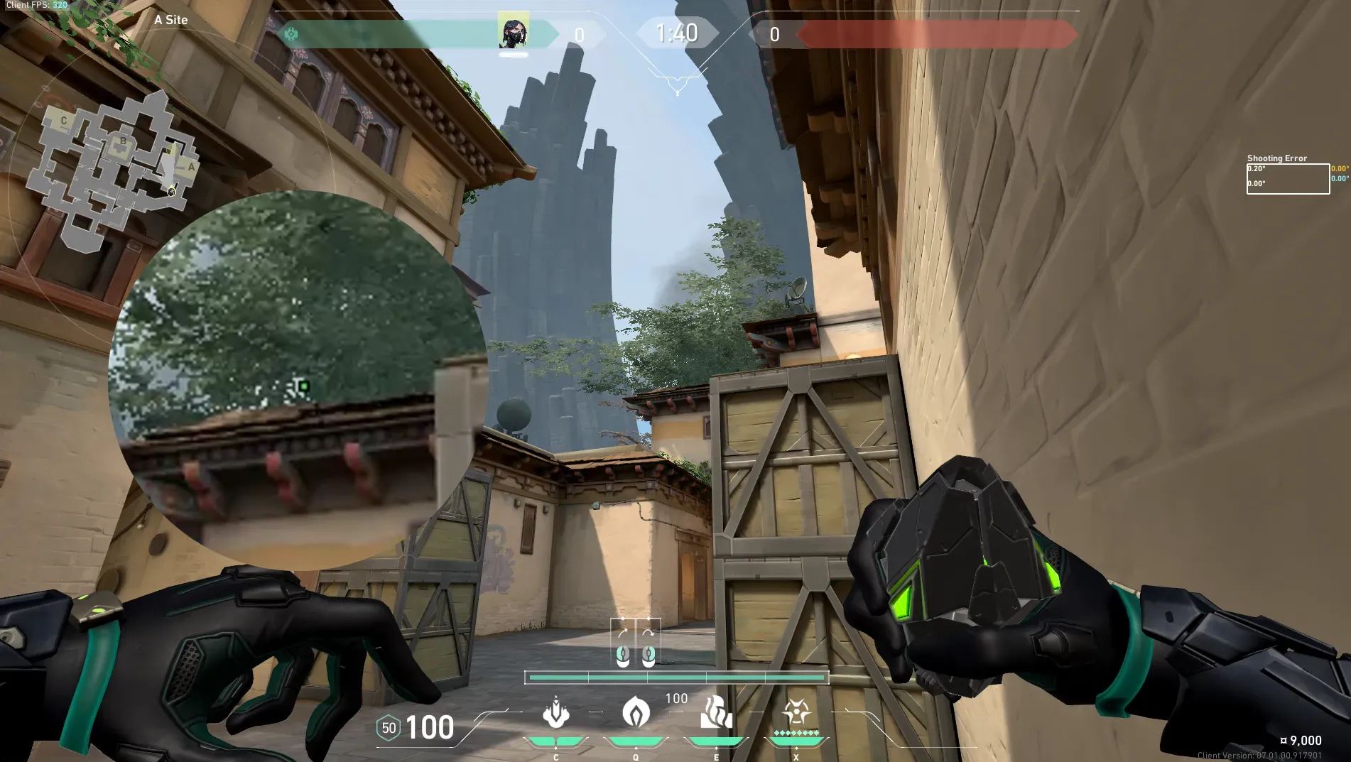 Viper Poison Cloud on Haven Defense Site A — step 2 of 5: Aim — line up the shot