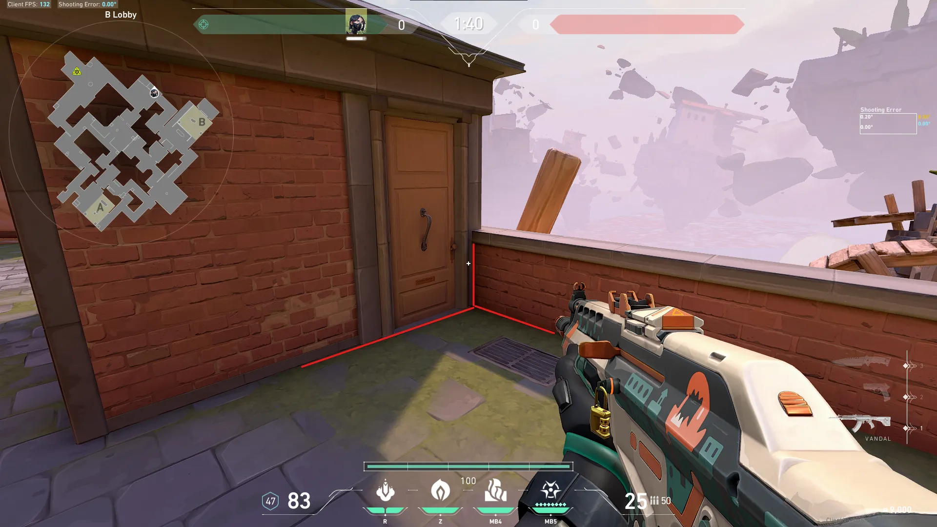 Viper Snake Bite on Ascent Attack Site B — step 1 of 3: Position — where to stand