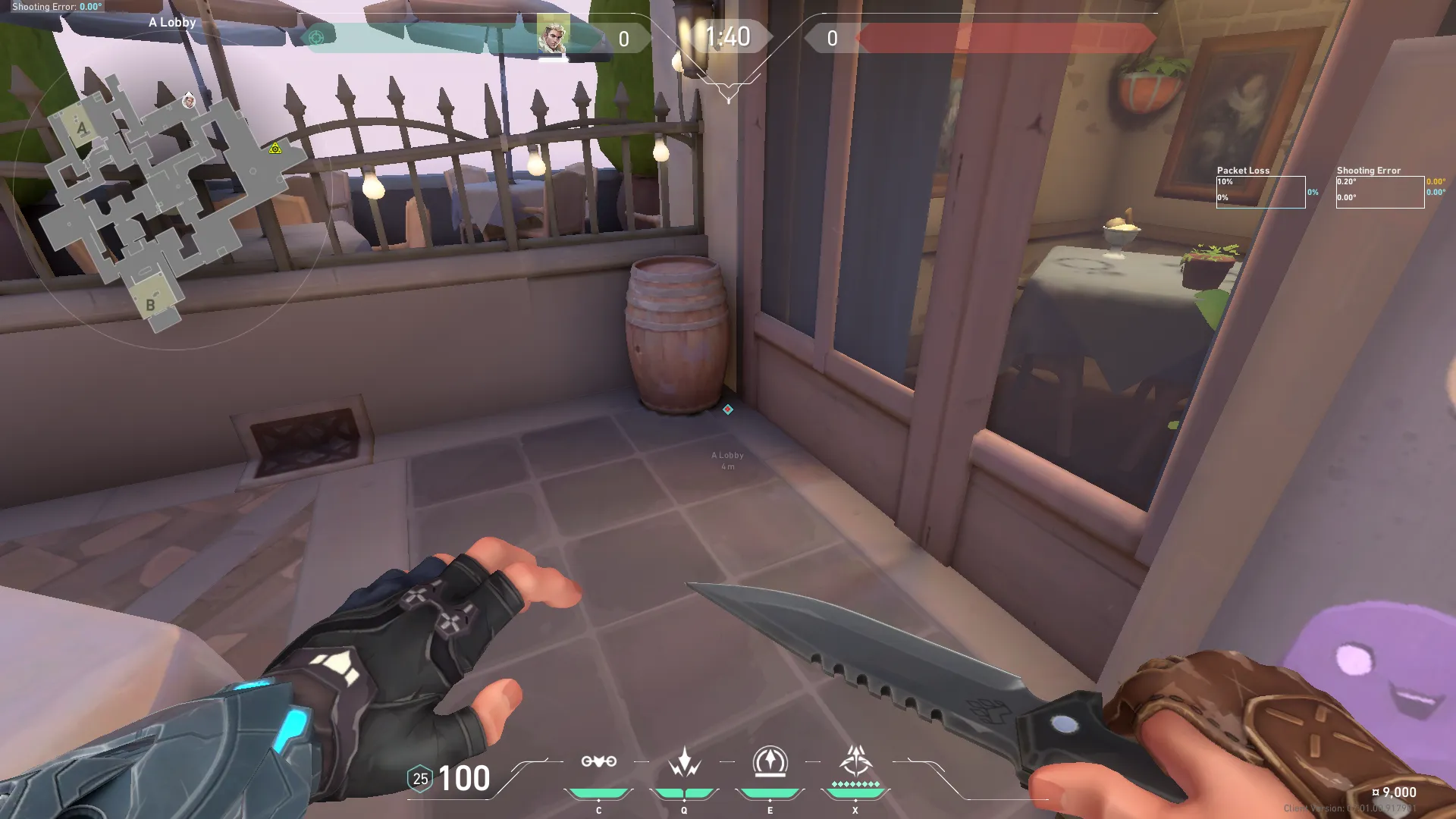 A Lobby to top of A Door/site — Sova lineup on Ascent