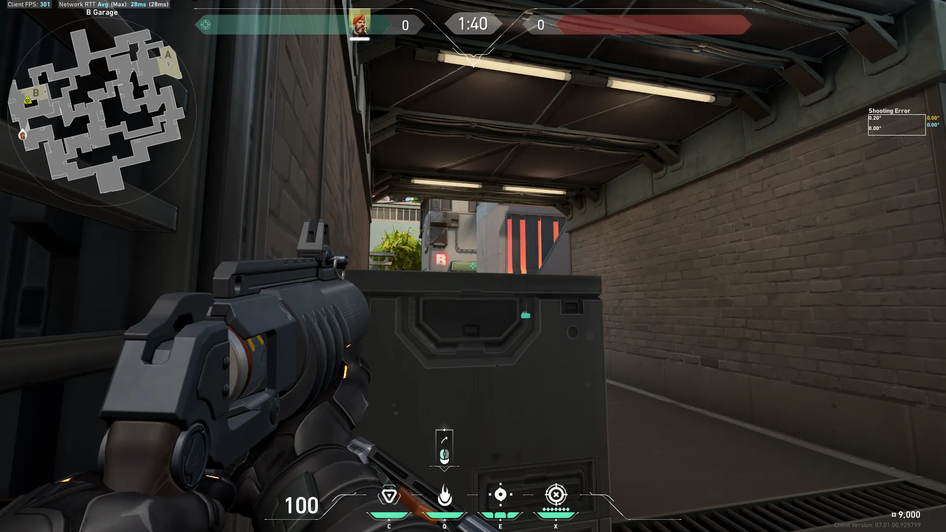 Brimstone Incendiary on Split Attack Site B — step 2 of 4: Aim — line up the shot