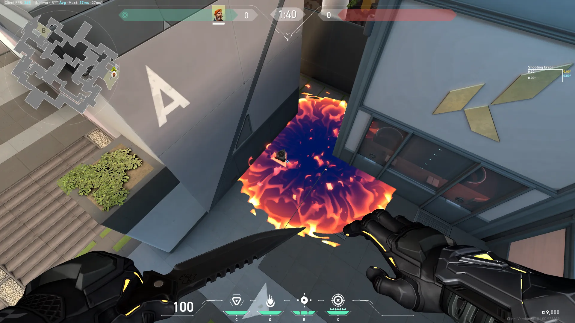 Brimstone Incendiary on Split Defense Site A — step 3 of 3: Result