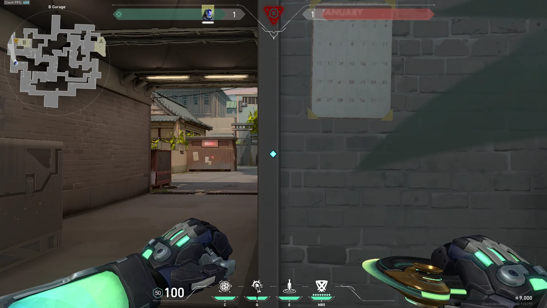 KAY/O Flash_Drive on Split Attack Site B — step 1 of 3: Position — where to stand