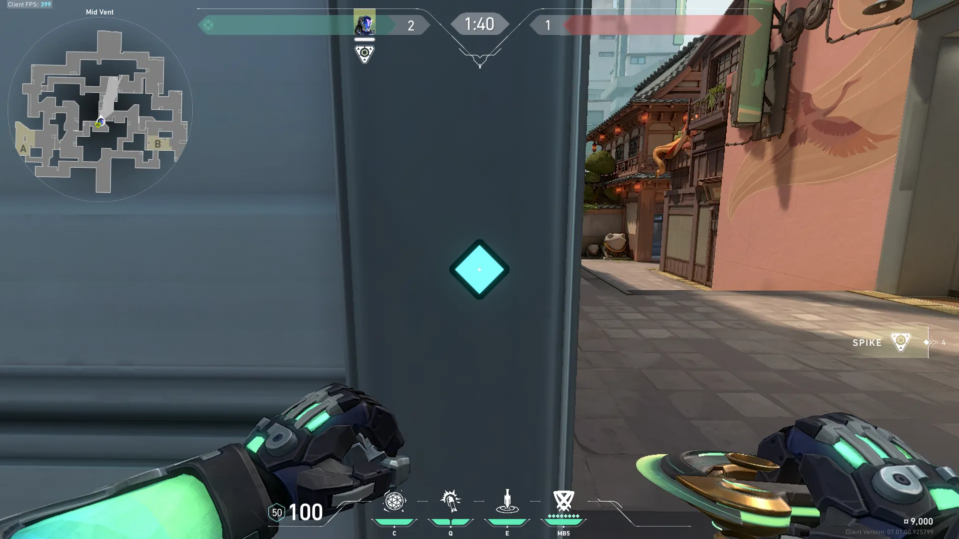 KAY/O Zero_Point on Split Defense Site B — step 1 of 3: Position — where to stand