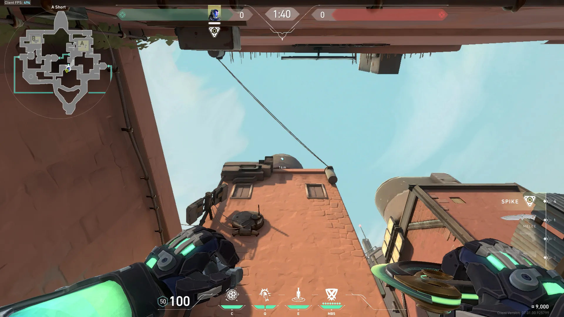 KAY/O Zero_Point on Bind Attack Site A — step 4 of 6: Aim — line up the shot