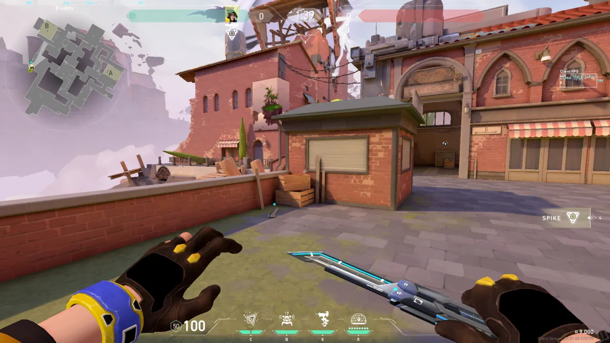 B Lobby to B Site — Killjoy lineup on Ascent