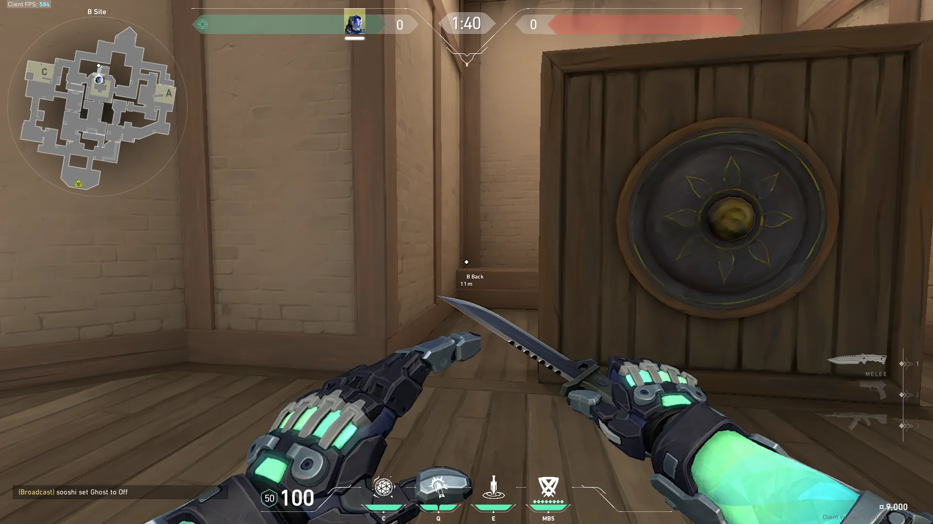KAY/O Zero_Point on Haven Defense Mid — step 1 of 3: Position — where to stand