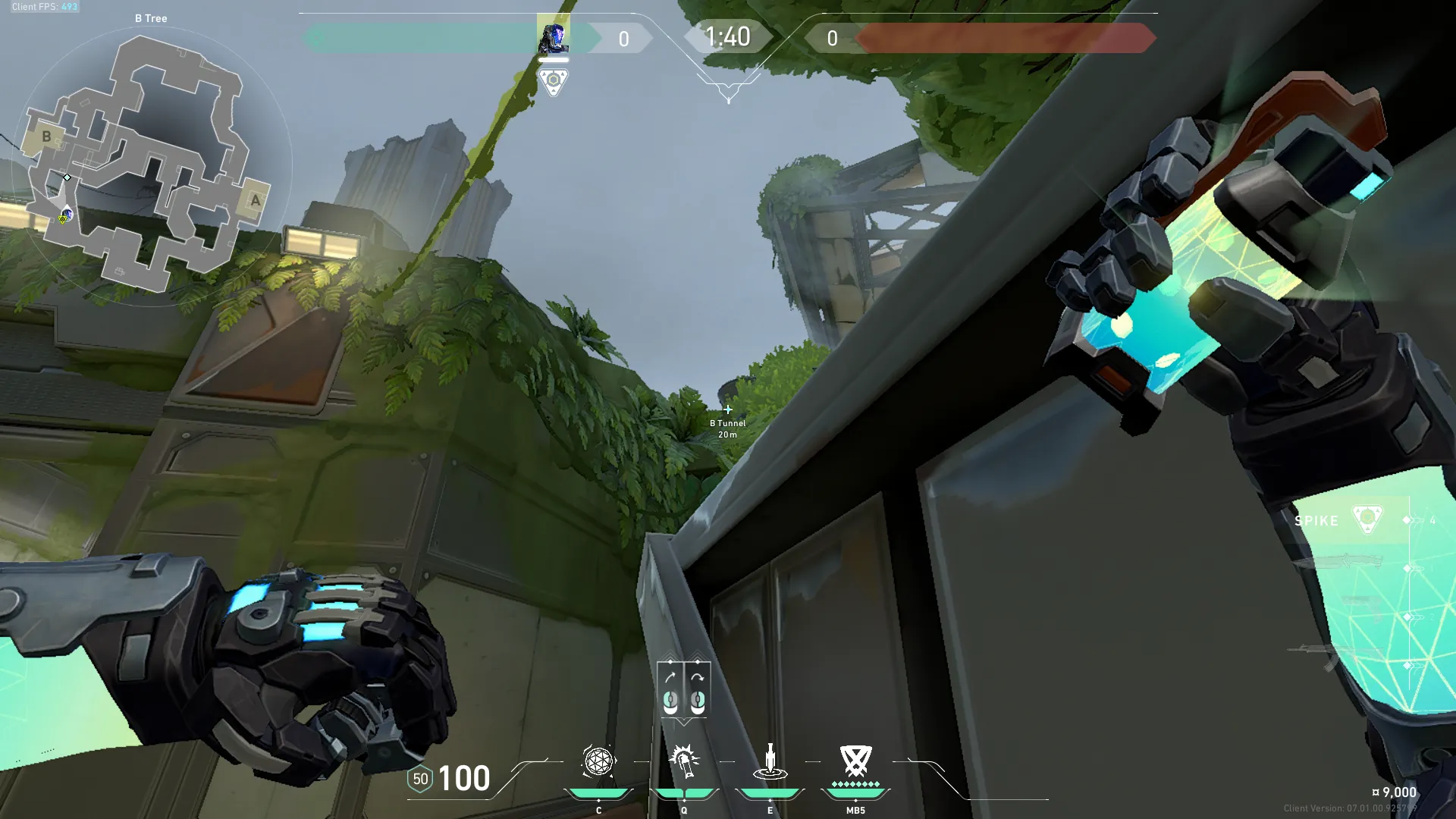 KAY/O Flash_Drive on Fracture Attack Site B — step 2 of 3: Aim — line up the shot