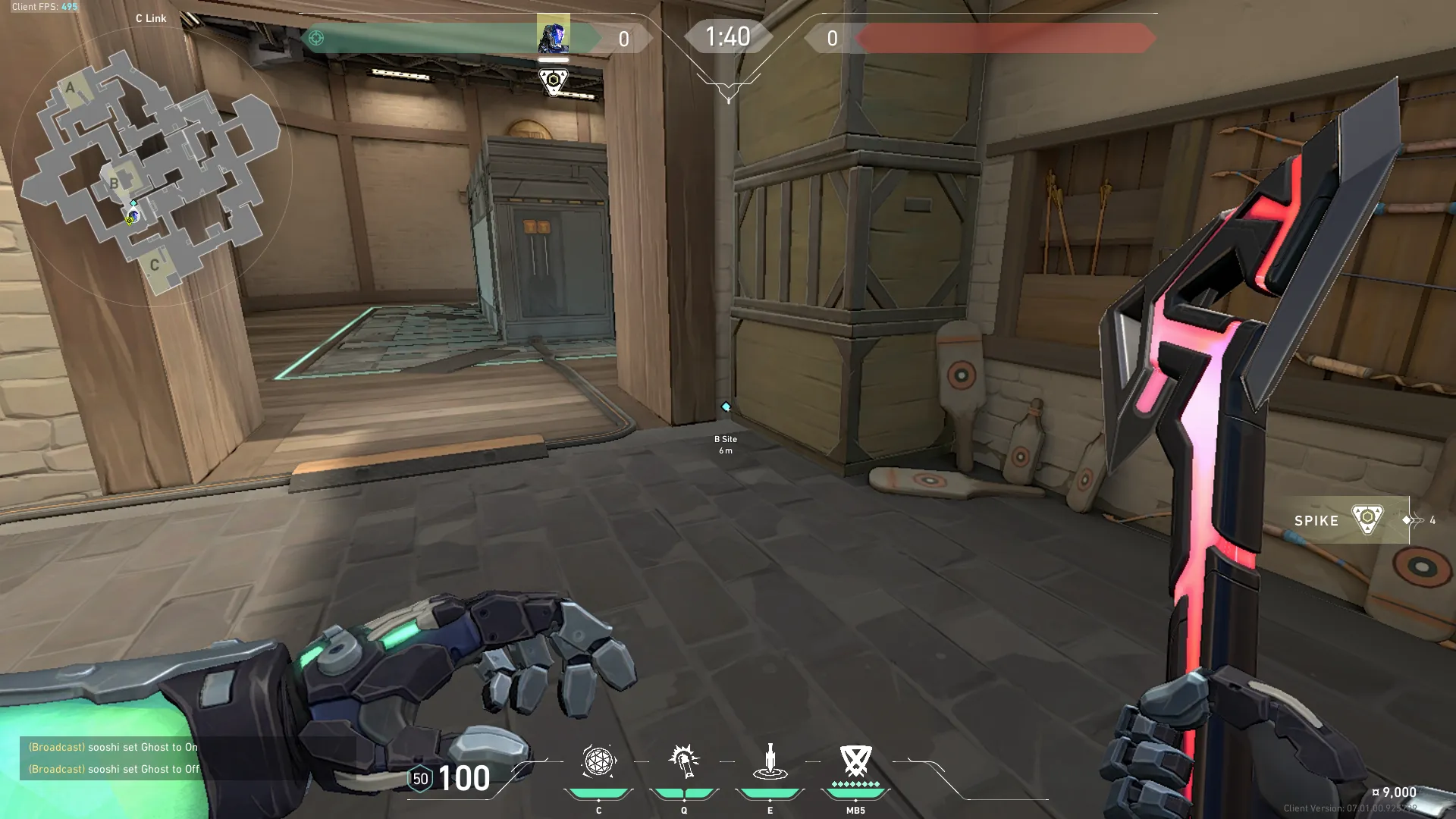 KAY/O Frag_Ment on Haven Defense Site C — step 1 of 4: Position — where to stand