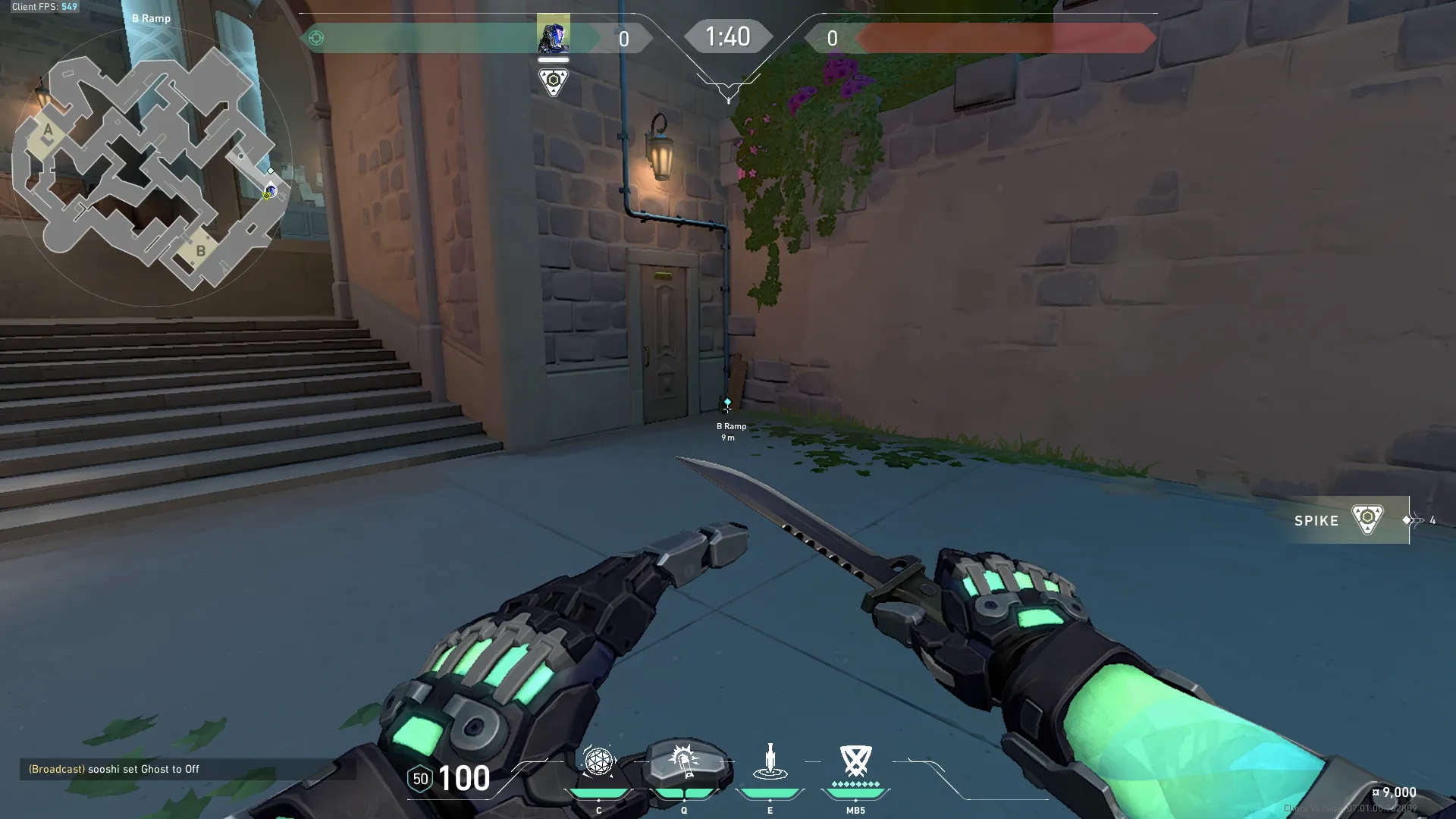 KAY/O Zero_Point on Pearl Attack Site B — step 1 of 4: Position — where to stand