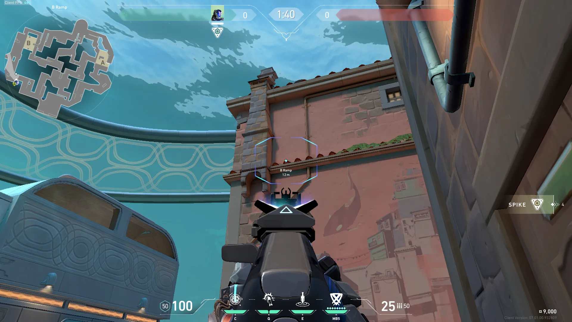 KAY/O Zero_Point on Pearl Attack Site B — step 2 of 4: Aim — line up the shot