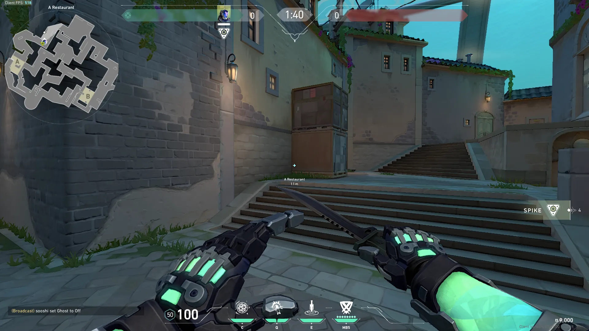 KAY/O Zero_Point on Pearl Attack Site A — step 1 of 4: Position — where to stand