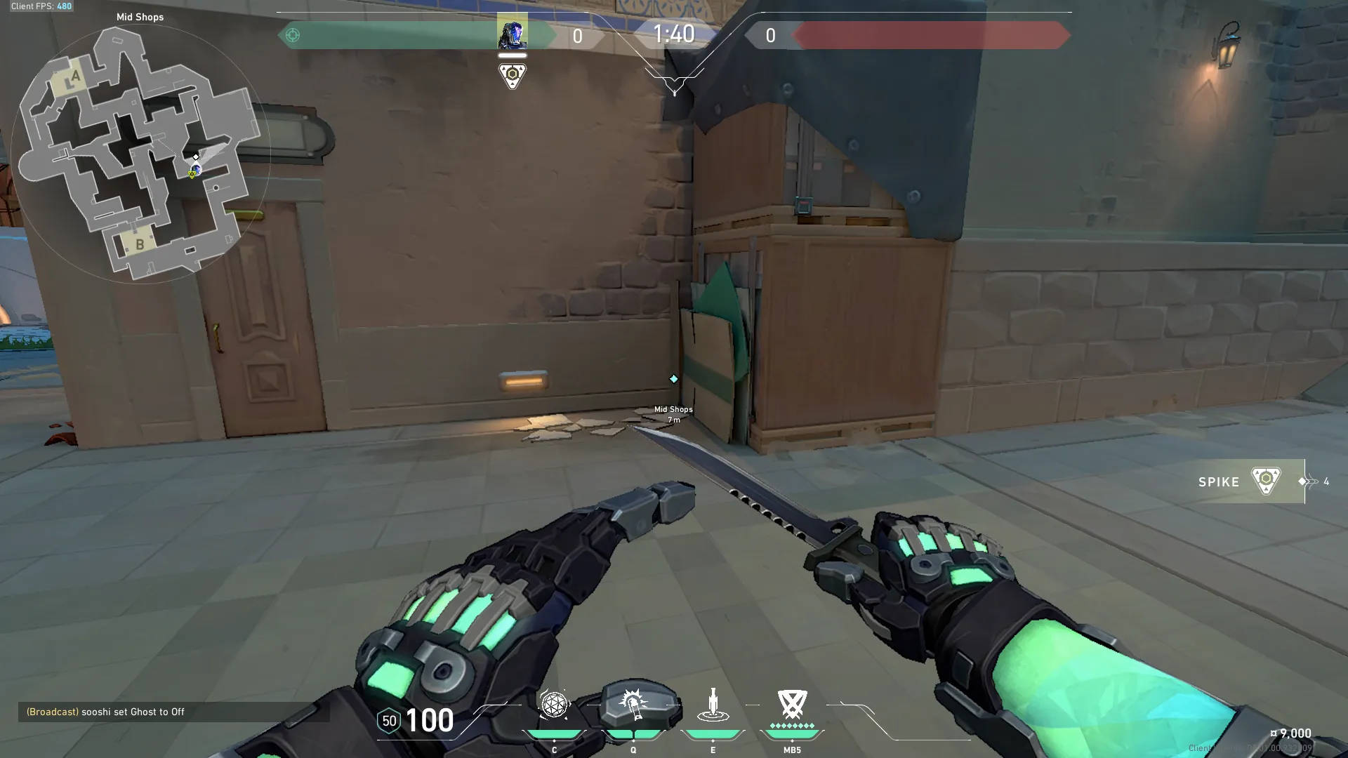 KAY/O Zero_Point on Pearl Attack Mid — step 1 of 4: Position — where to stand