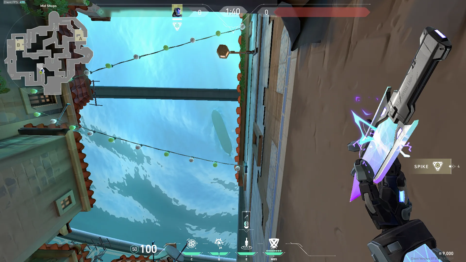 KAY/O Zero_Point on Pearl Attack Mid — step 3 of 4: Aim — line up the shot