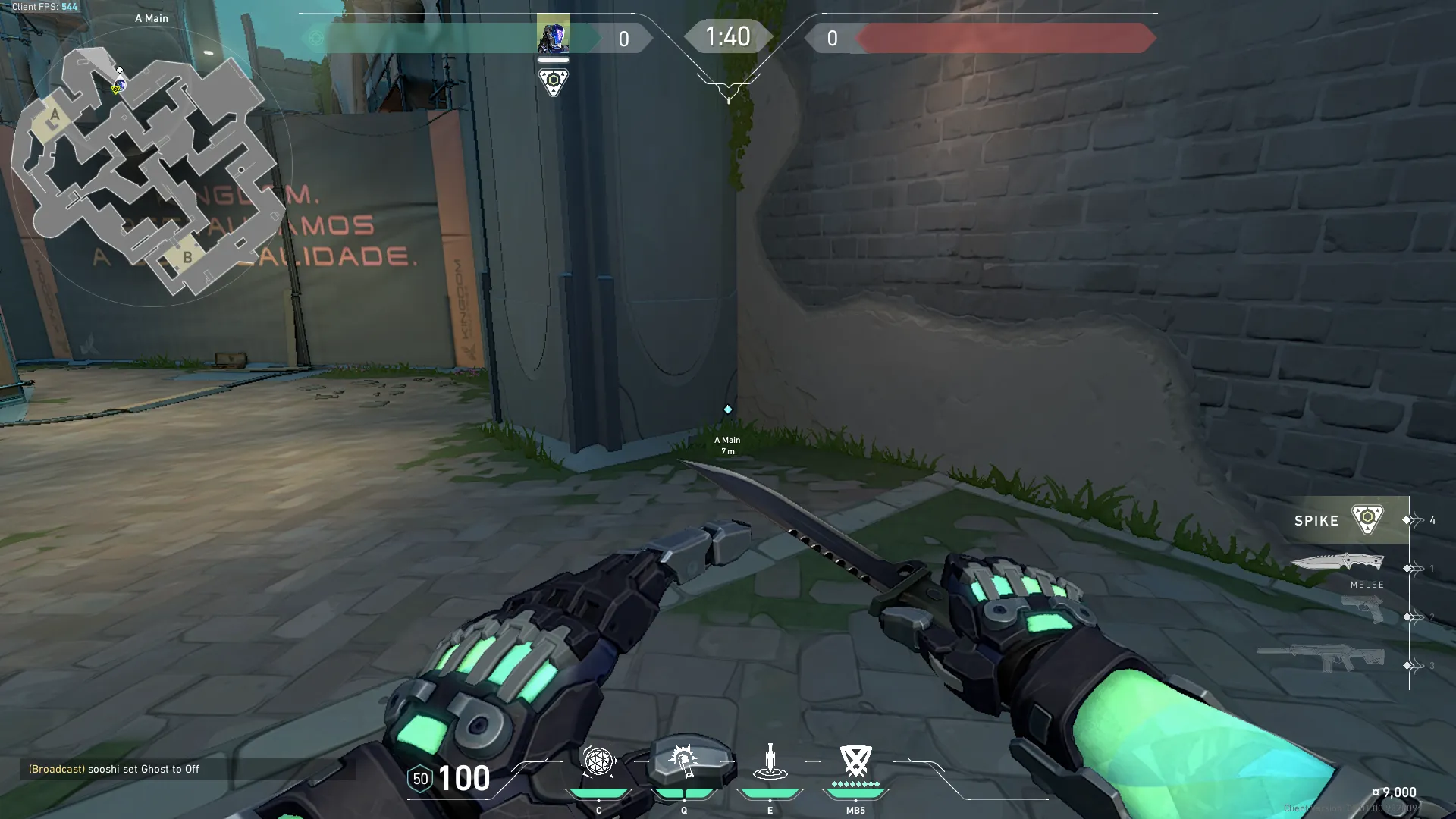 KAY/O Frag_Ment on Pearl Attack Site A — step 1 of 5: Position — where to stand