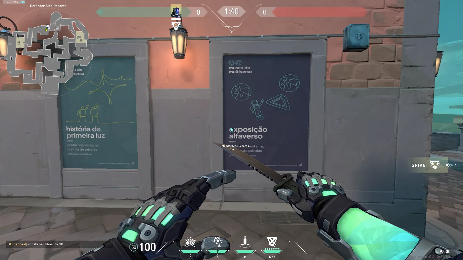 KAY/O Frag_Ment on Pearl Defense Site A — step 1 of 4: Position — where to stand
