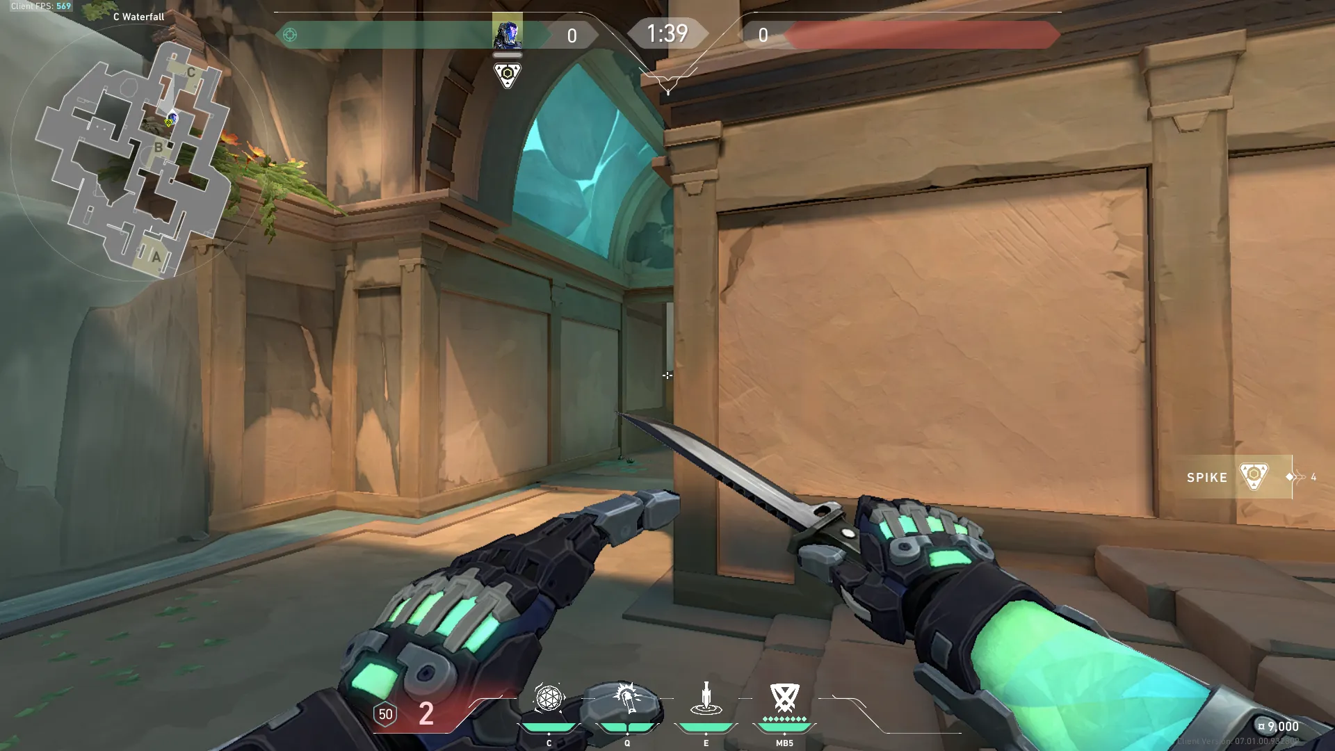 KAY/O Zero_Point on Lotus Defense Site C — step 3 of 6: Aim — line up the shot