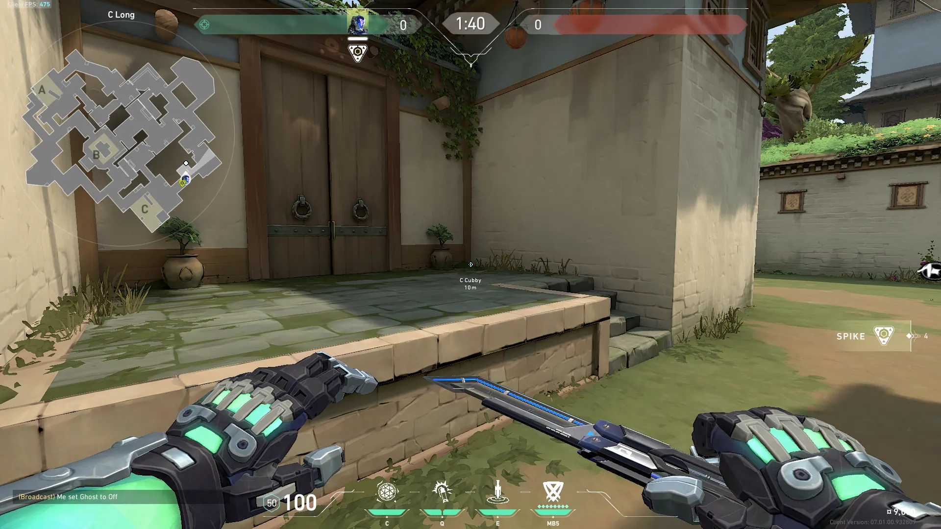 KAY/O Flash_Drive on Haven Attack Site C — step 1 of 3: Position — where to stand