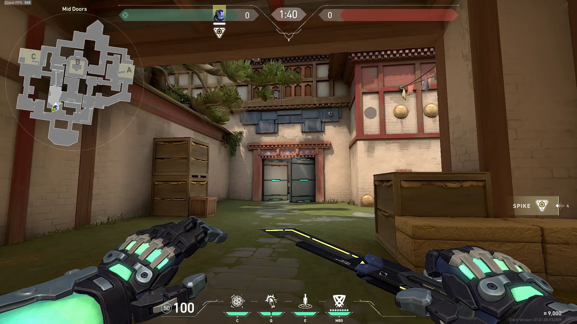 KAY/O Flash_Drive on Haven Attack Site C — step 2 of 3: Aim — line up the shot