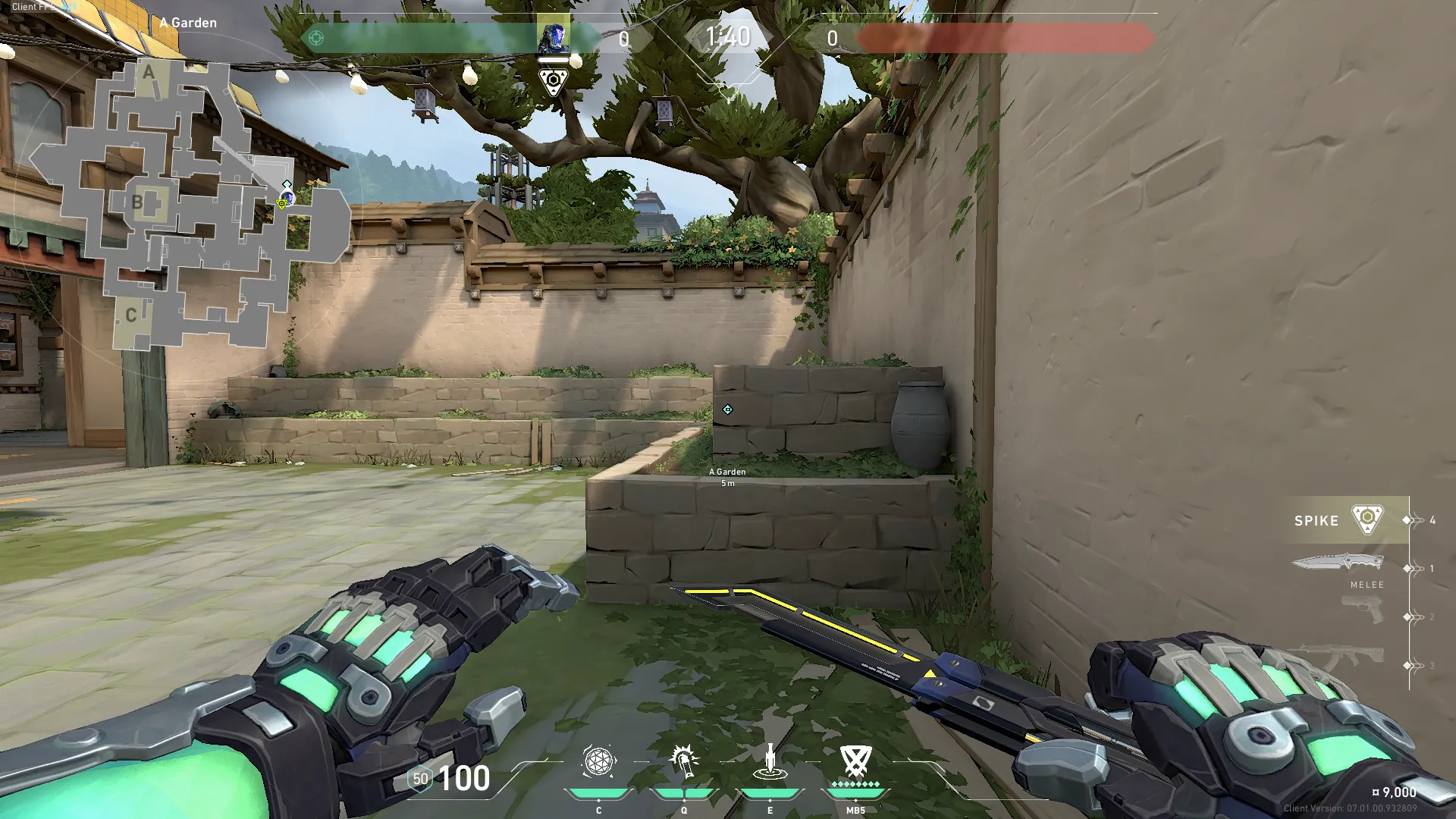 KAY/O Flash_Drive on Haven Attack Site A — step 1 of 4: Position — where to stand