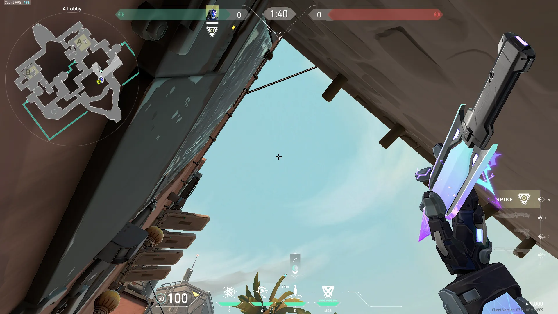 KAY/O Zero_Point on Bind Attack Site A — step 3 of 4: Aim — line up the shot