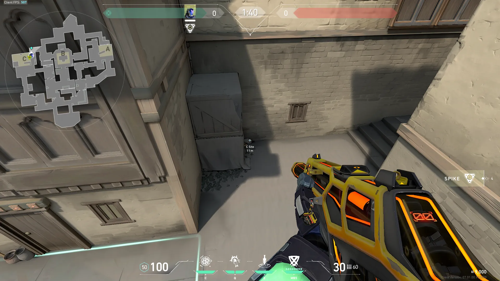 KAY/O Zero_Point on Haven Defense Site C — step 1 of 4: Position — where to stand