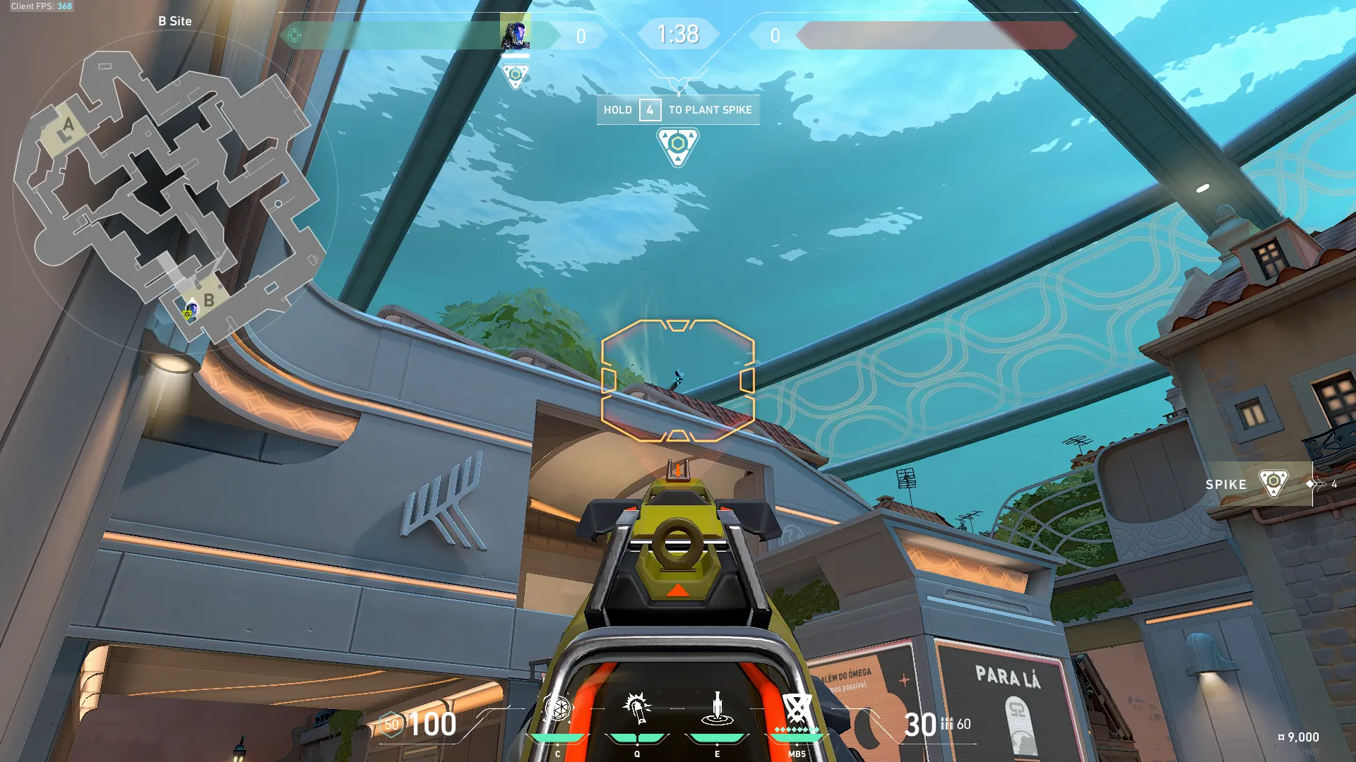 KAY/O Zero_Point on Pearl Defense Mid — step 2 of 4: Aim — line up the shot