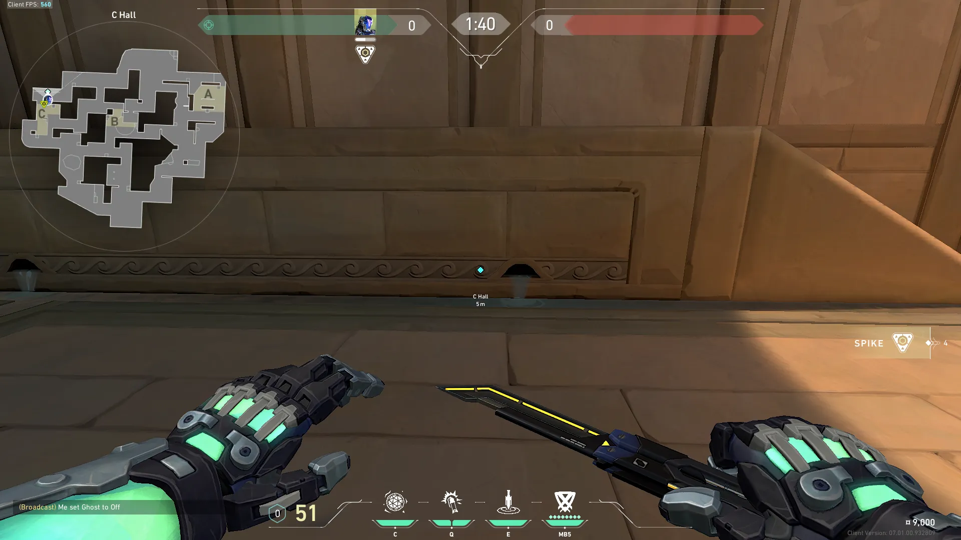 KAY/O Frag_Ment on Lotus Defense Site C — step 1 of 4: Position — where to stand