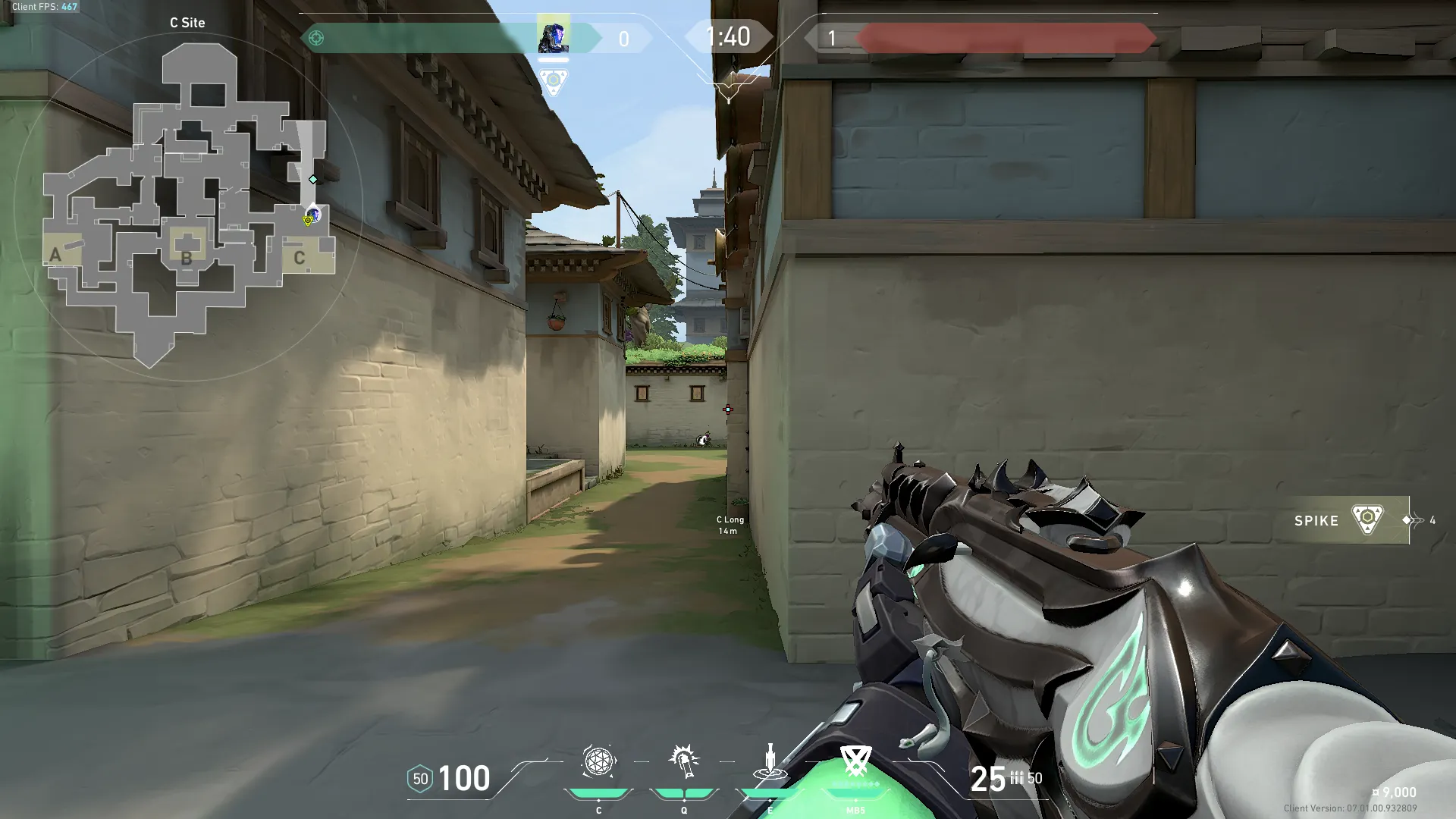 KAY/O Flash_Drive on Haven Defense Site C — step 2 of 4: Aim — line up the shot