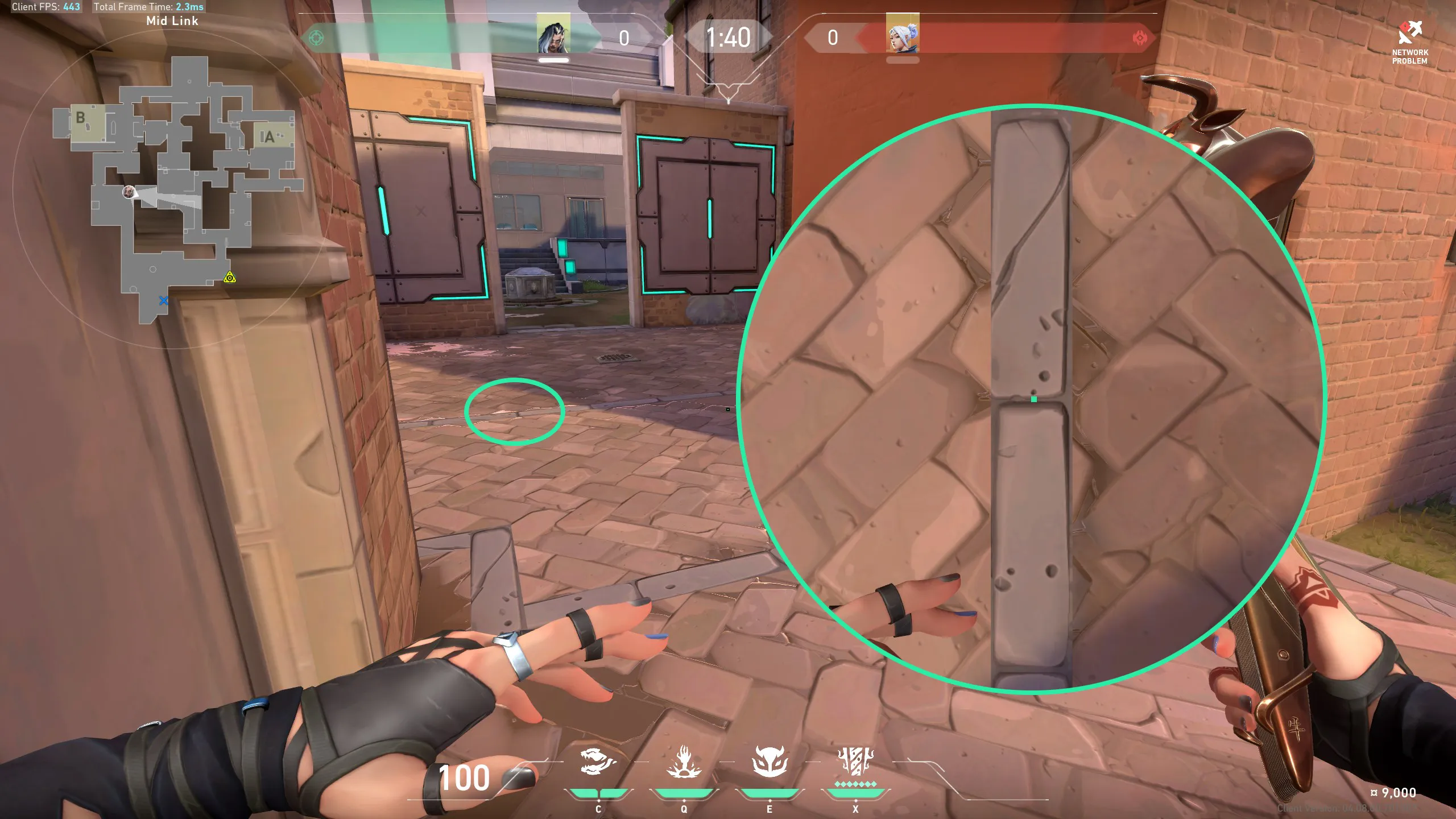 Fade Haunt on Ascent Attack Mid — step 1 of 3: Position — where to stand