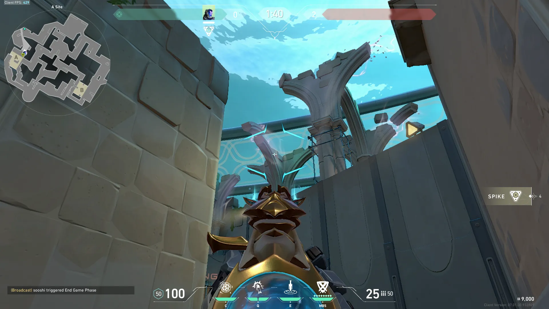 KAY/O Flash_Drive on Pearl Attack Site A — step 3 of 4: Aim — line up the shot