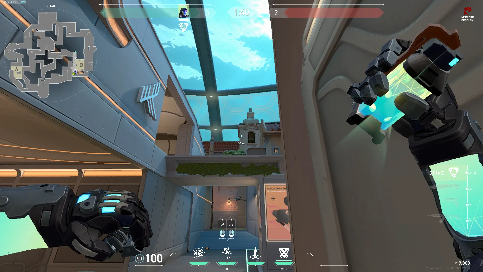 KAY/O Flash_Drive on Pearl Defense Site B — step 2 of 3: Aim — line up the shot