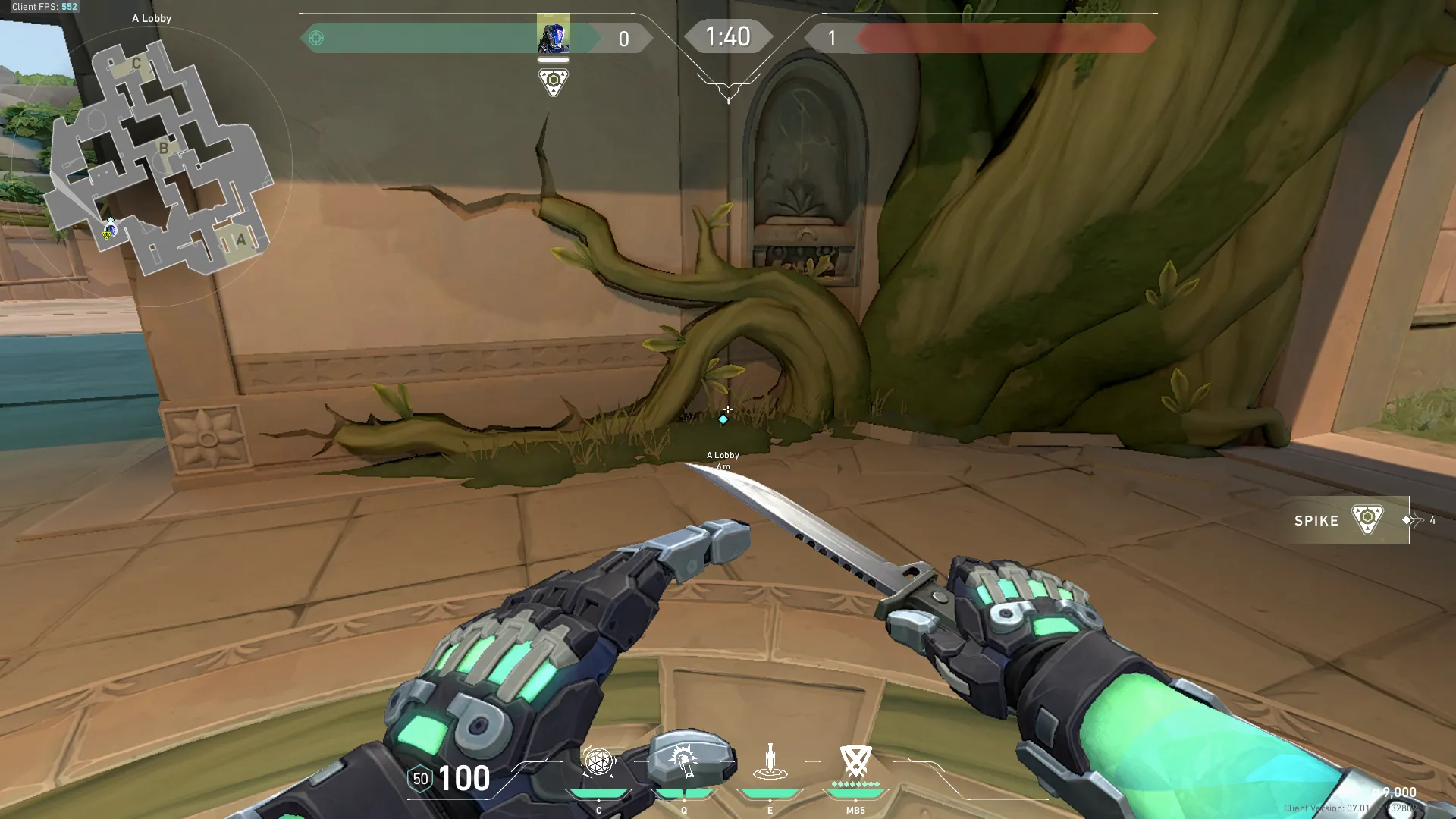 KAY/O Flash_Drive on Lotus Attack Site A — step 2 of 4: Aim — line up the shot