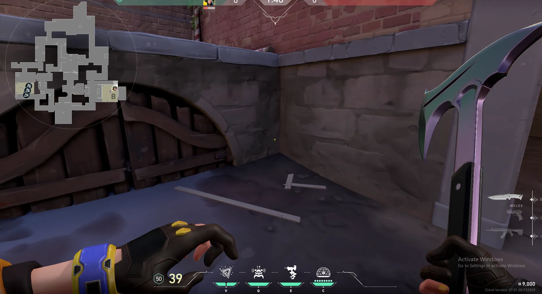 Killjoy Nanoswarm on Ascent Defense Site B — step 1 of 3: Position — where to stand