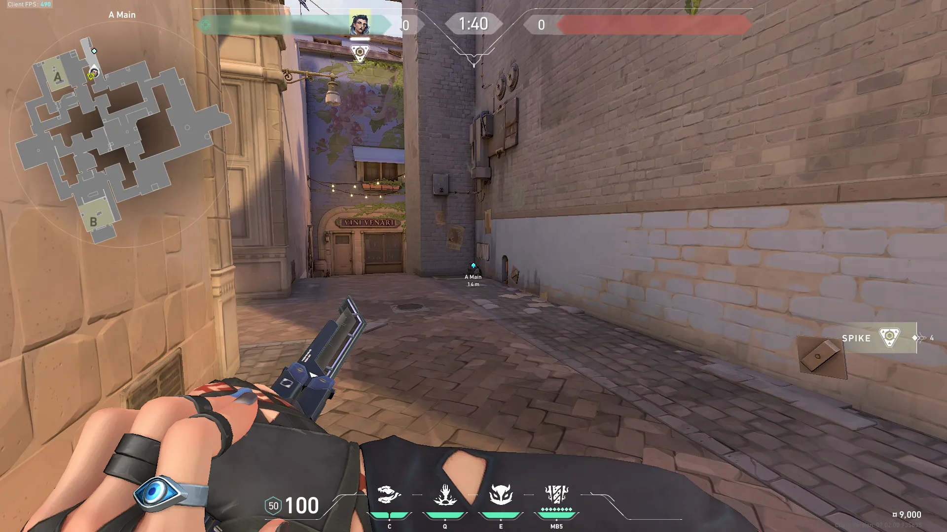 Fade Seize on Ascent Attack Site A — step 1 of 4: Position — where to stand