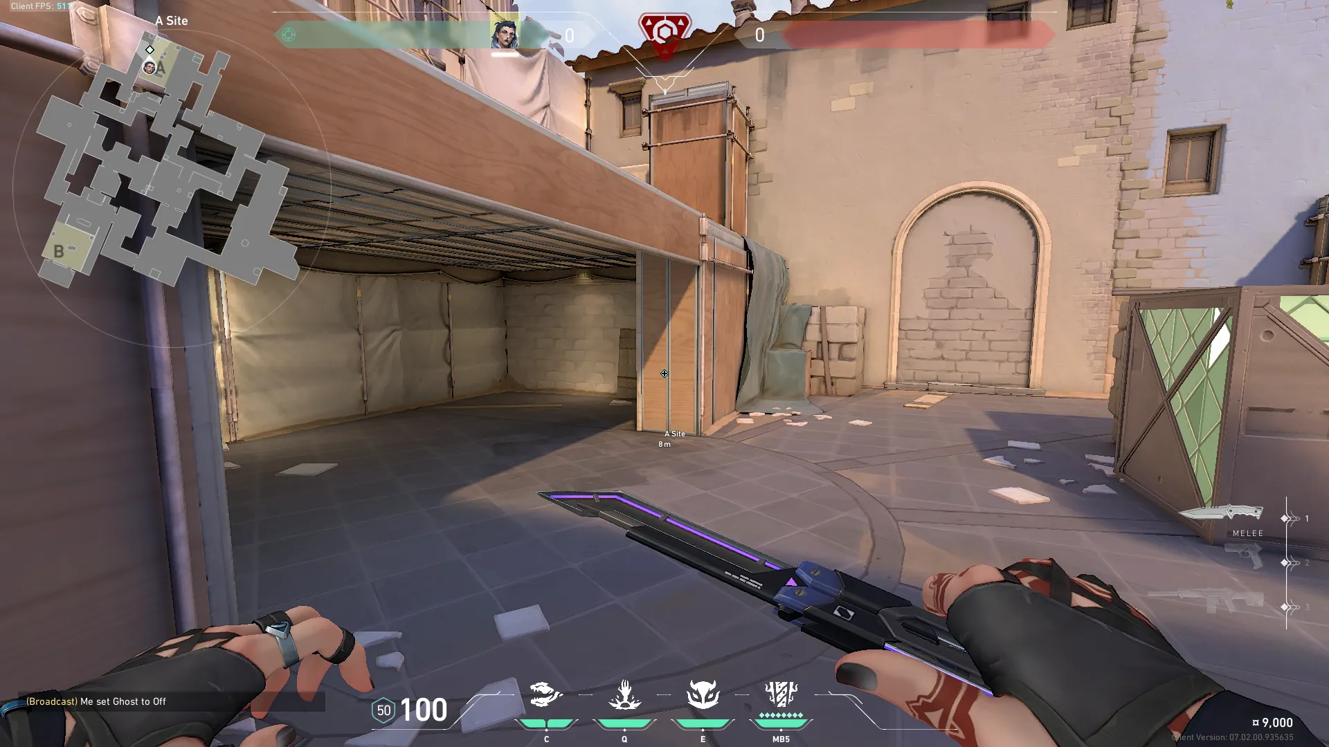 Fade Haunt on Ascent Defense Site A — step 1 of 7: Position — where to stand