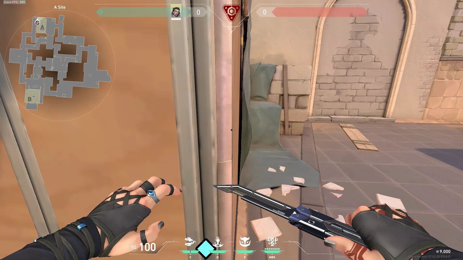 Fade Haunt on Ascent Defense Site A — step 2 of 7: Aim — line up the shot