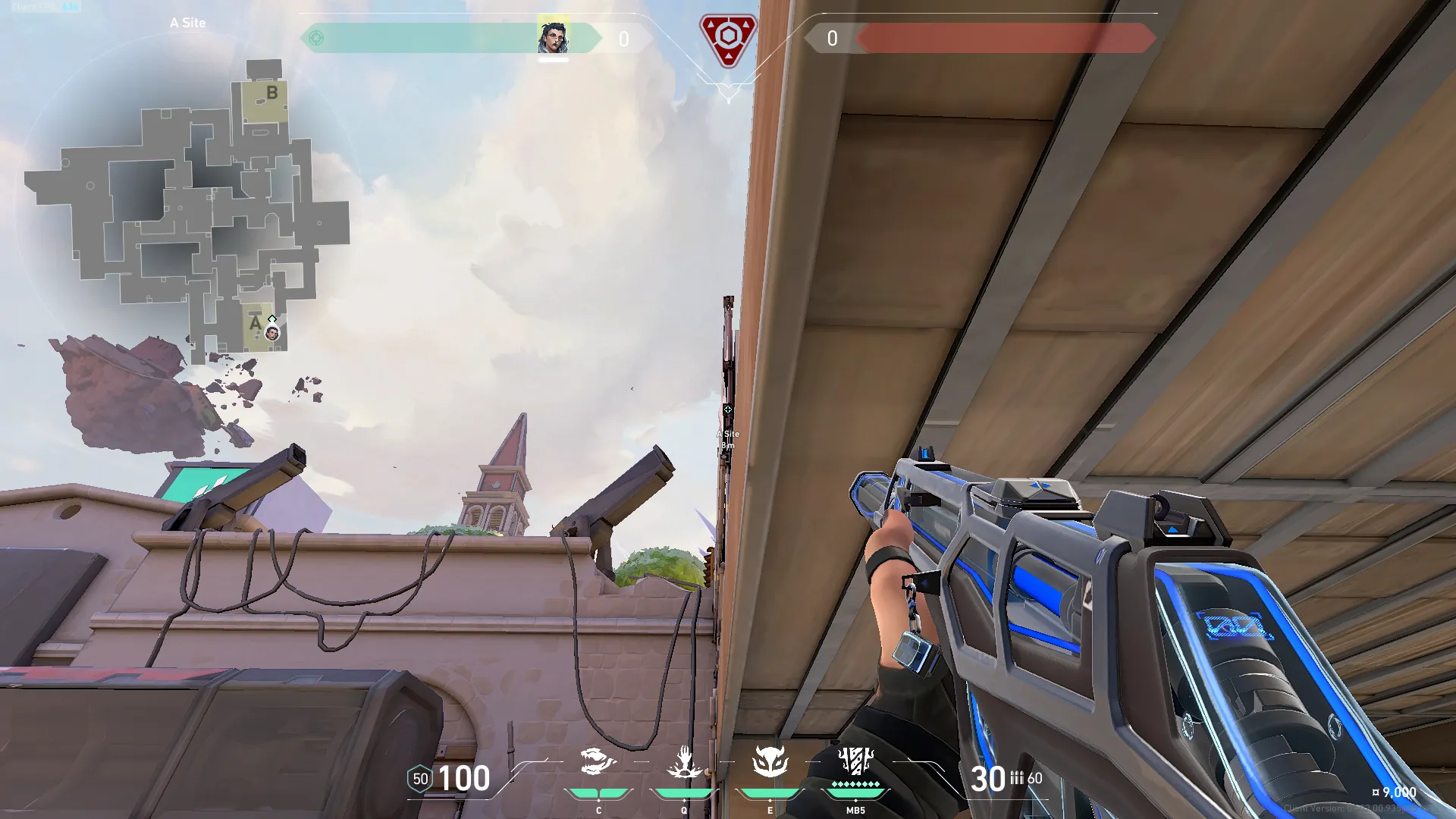 Fade Haunt on Ascent Defense Site A — step 4 of 7: Aim — line up the shot