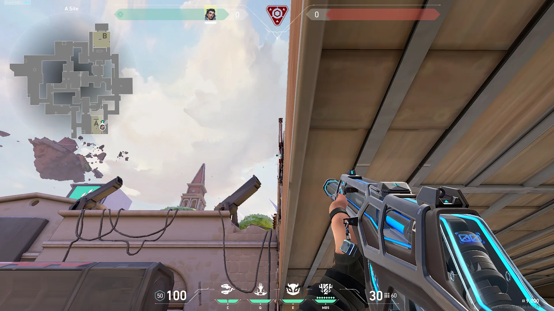 Fade Haunt on Ascent Defense Site A — step 6 of 7: Aim — line up the shot