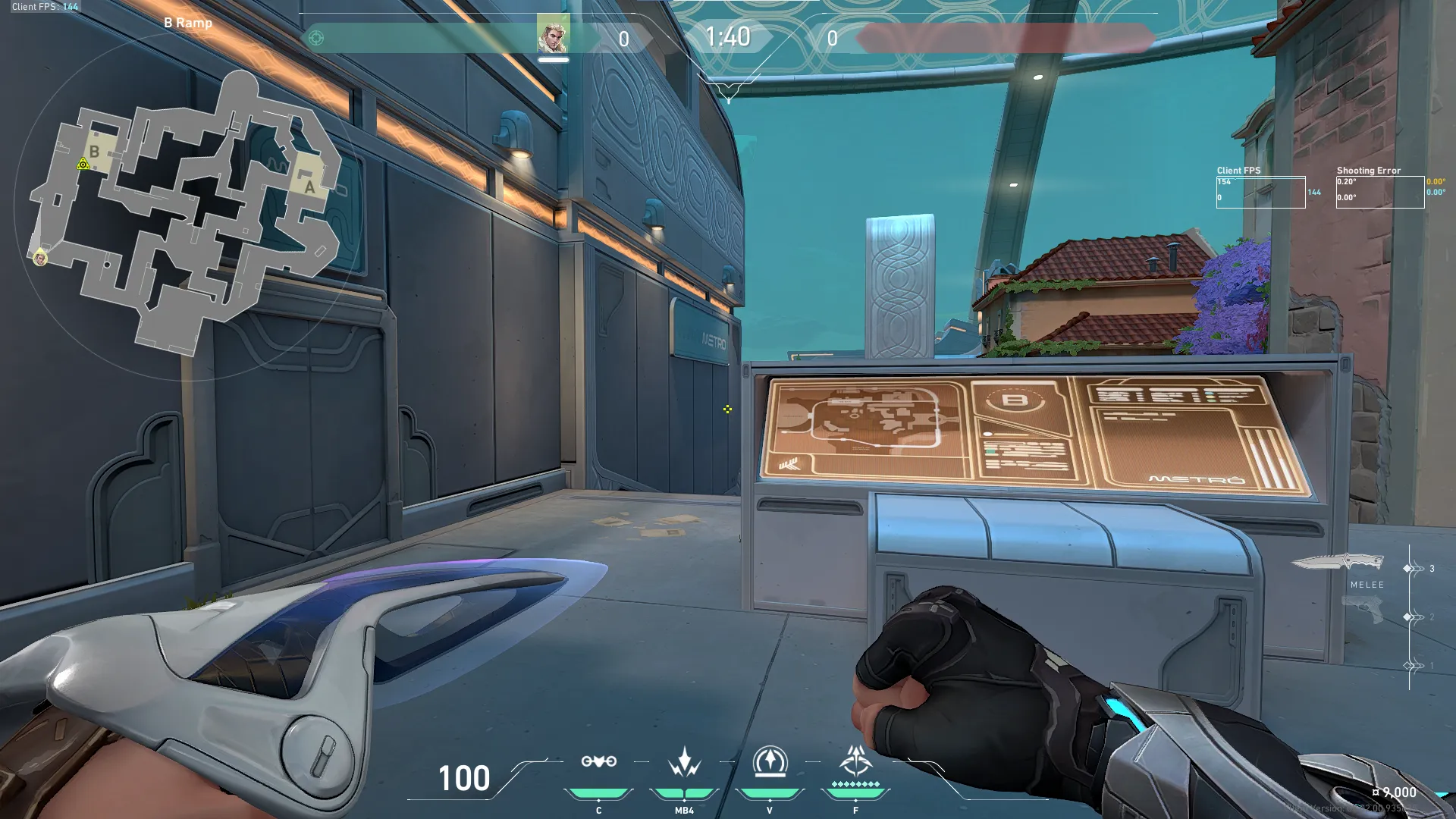 Sova Shock Bolt on Pearl Attack Site B — step 1 of 4: Position — where to stand