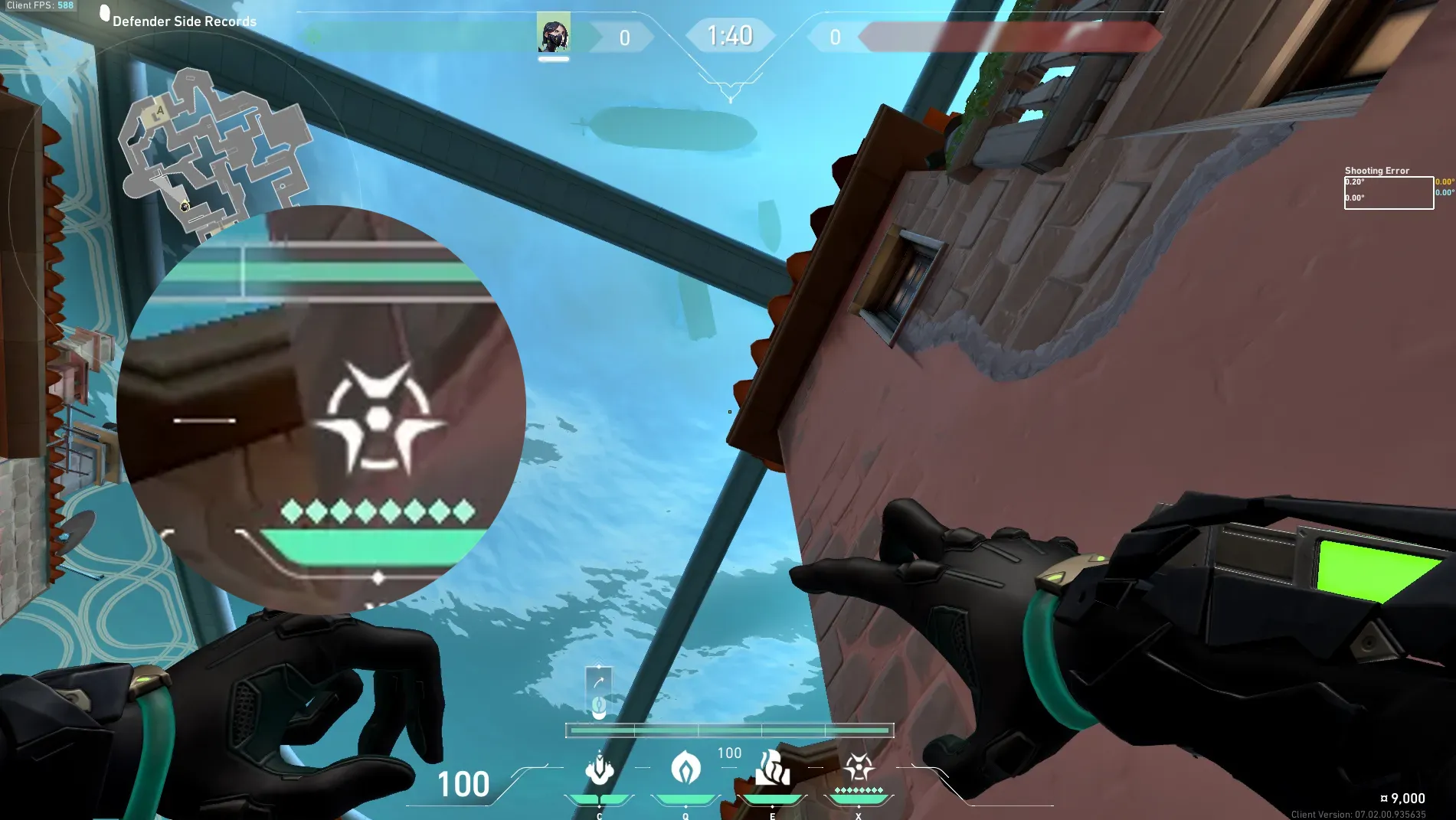 Viper Snake Bite on Pearl Defense Site A — step 2 of 3: Aim — line up the shot