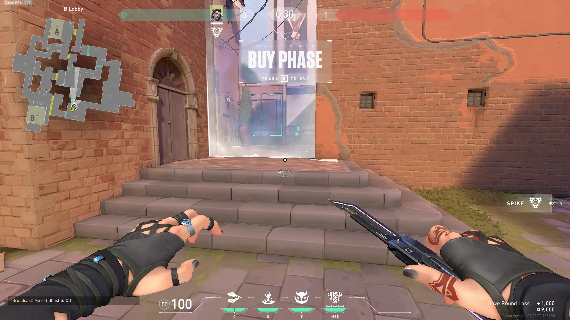 Fade Haunt on Ascent Attack Mid — step 1 of 5: Position — where to stand
