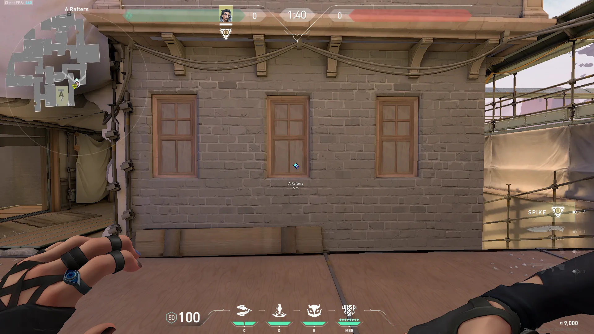 Fade Haunt on Ascent Defense Site A — step 1 of 4: Position — where to stand