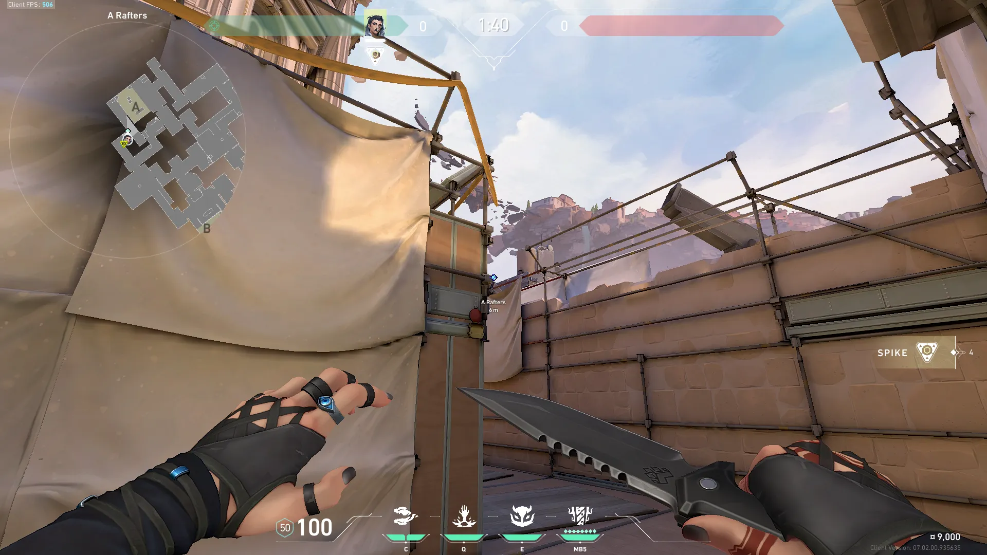 Fade Haunt on Ascent Defense Site A — step 2 of 4: Aim — line up the shot