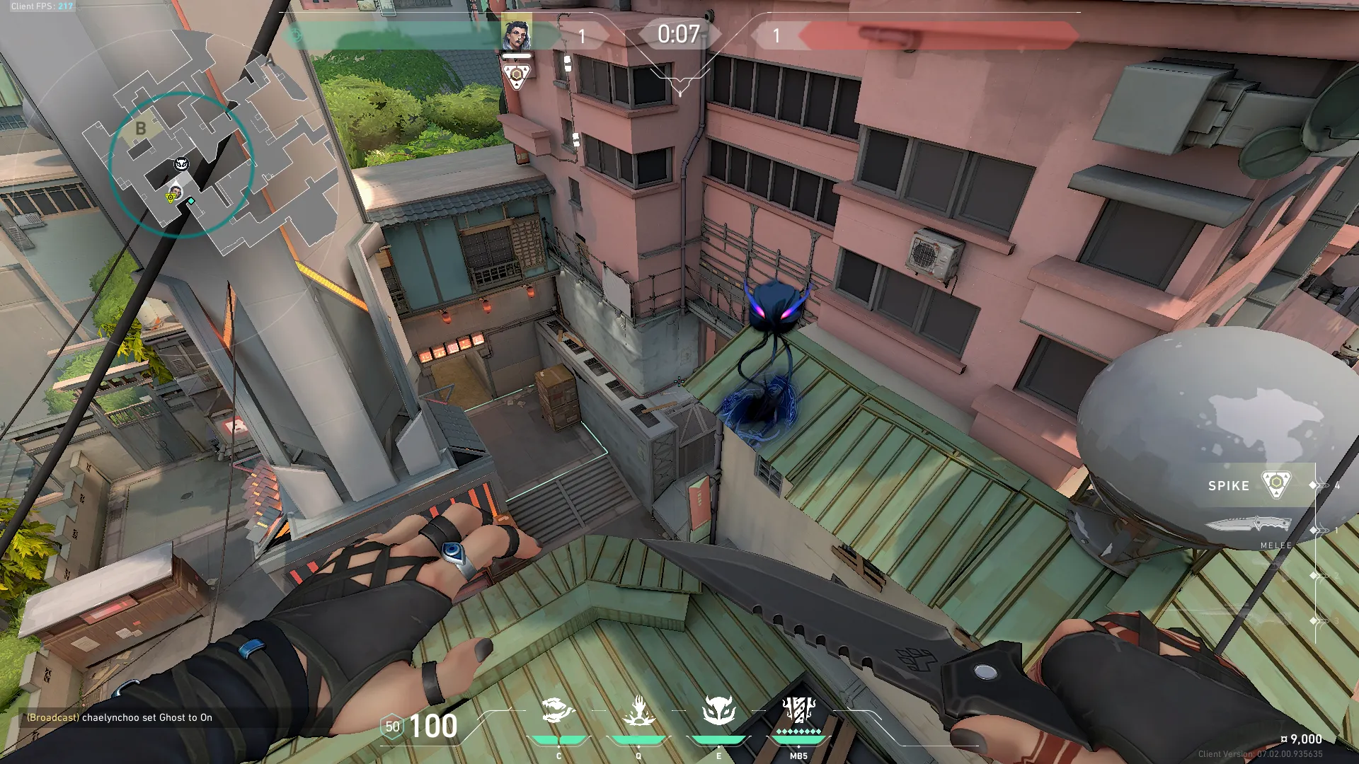 Fade Haunt on Split Attack Site B — step 4 of 4: Result