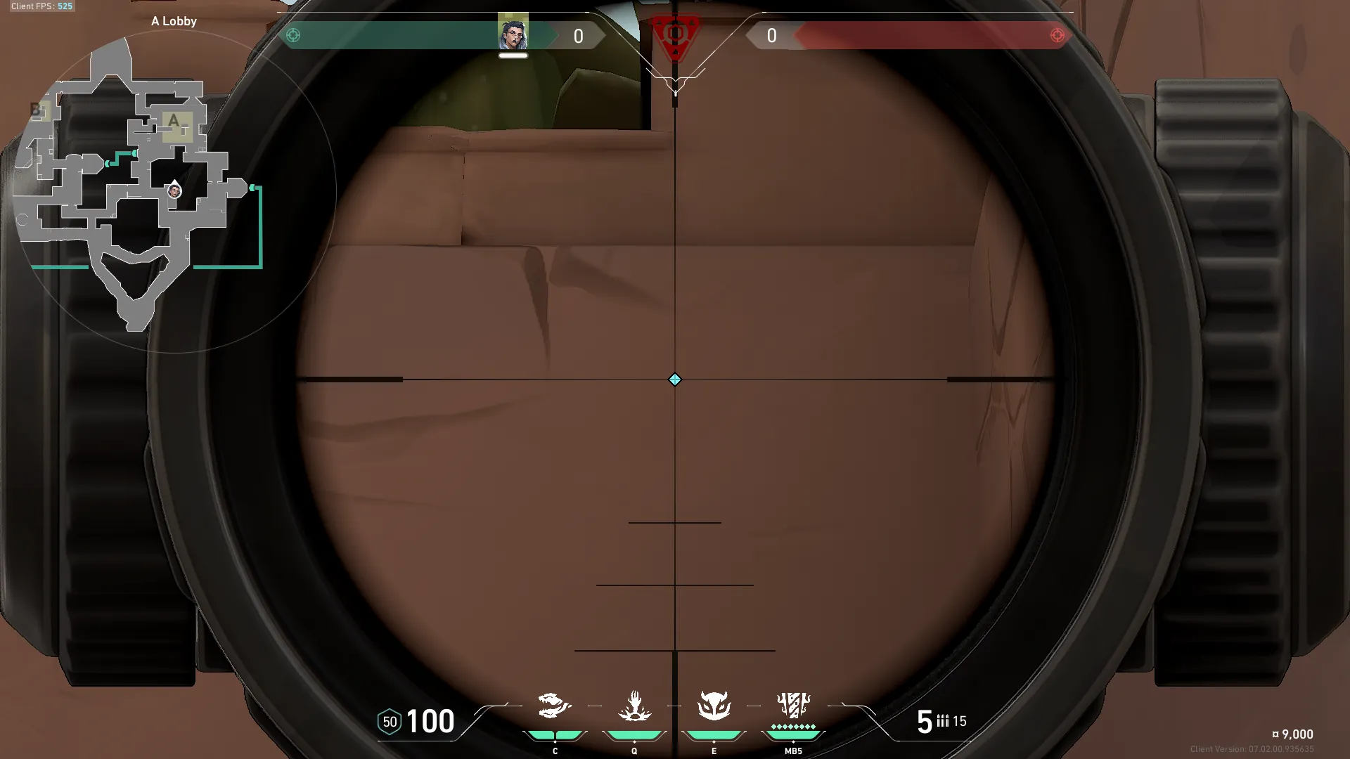 Fade Haunt on Bind Attack Site A — step 4 of 6: Aim — line up the shot