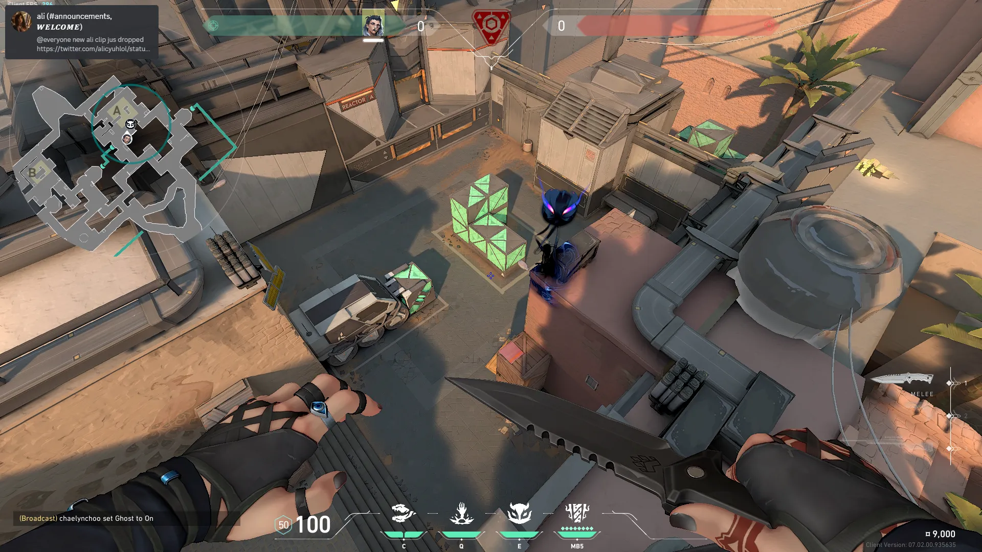 Fade Haunt on Bind Attack Site A — step 6 of 6: Result