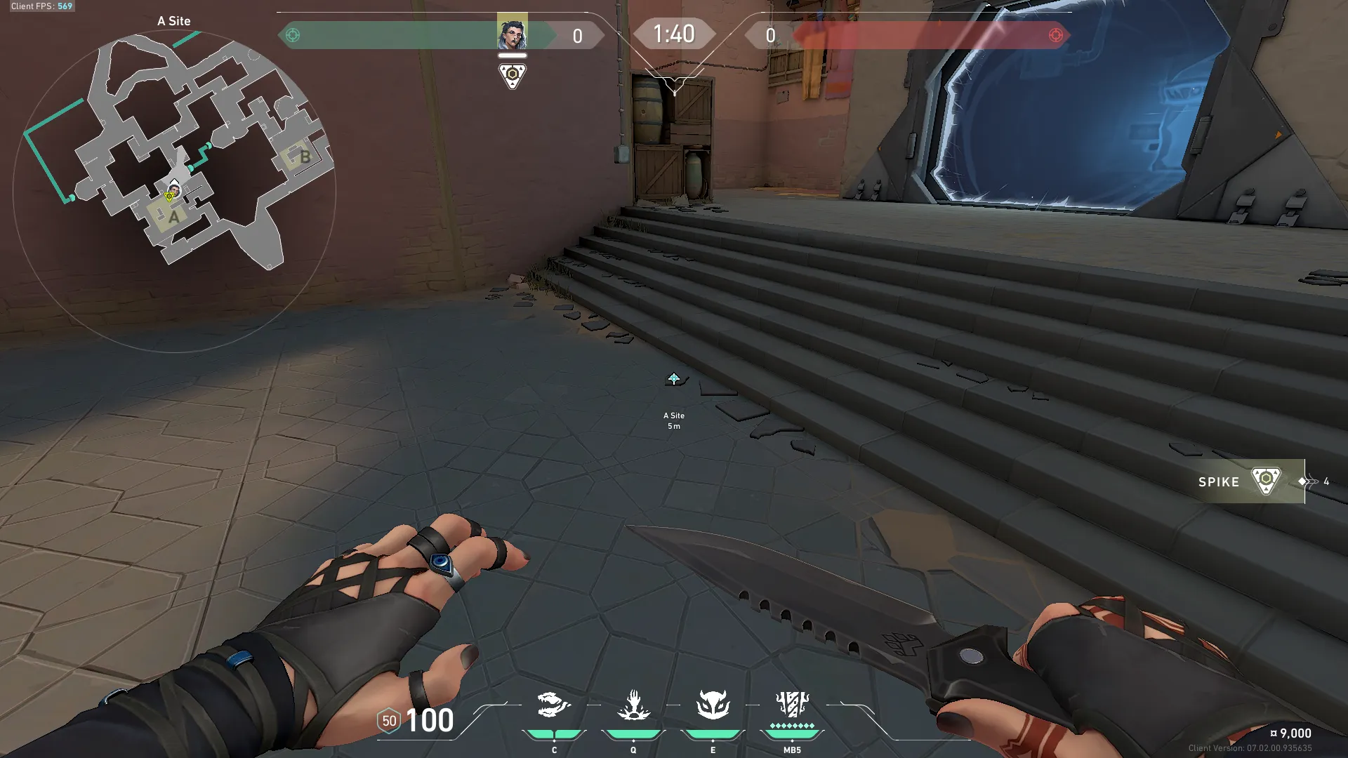 Fade Haunt on Bind Defense Site A — step 1 of 3: Position — where to stand