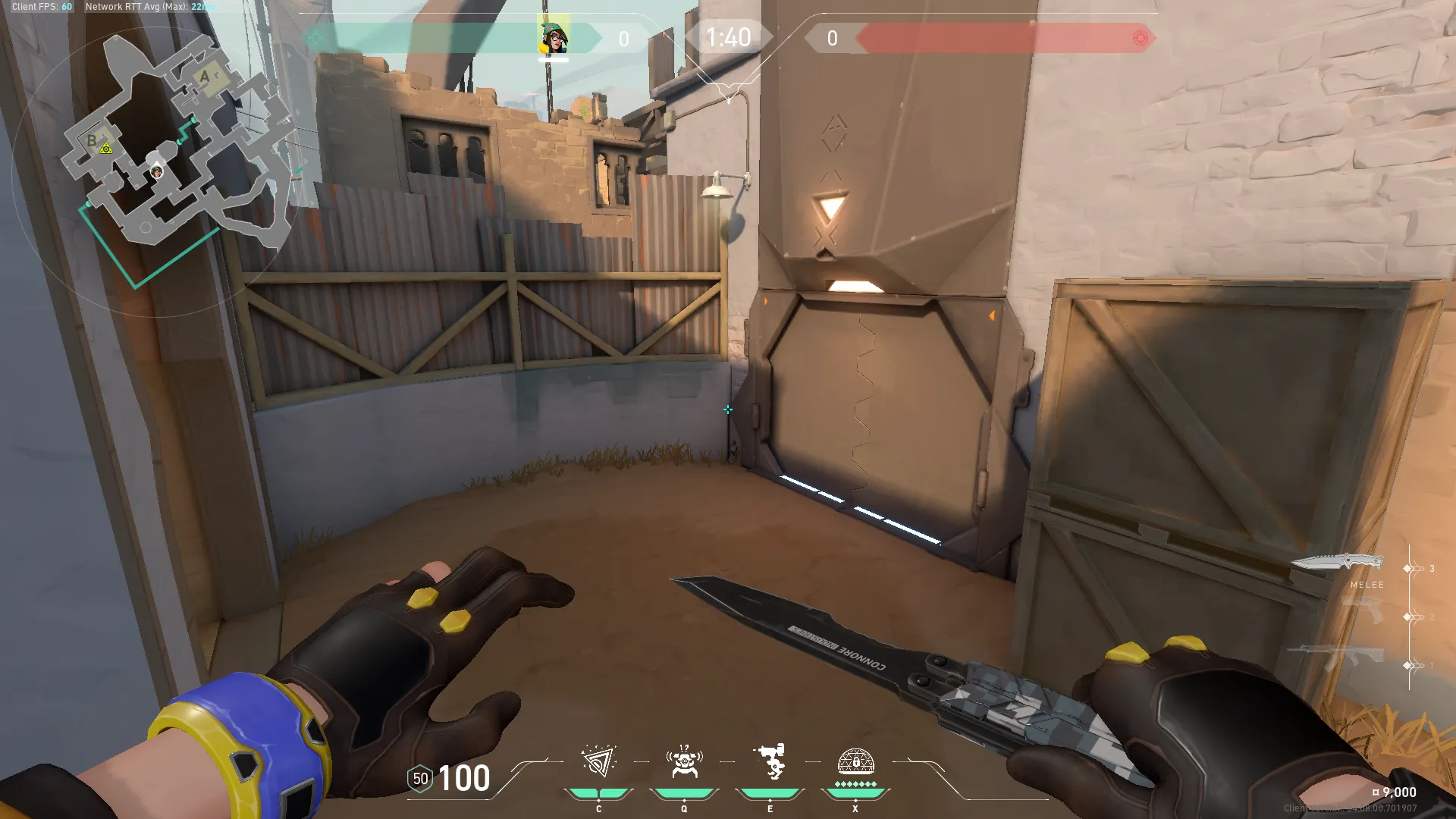 Killjoy Nanoswarm on Bind Attack Site B — step 1 of 3: Position — where to stand