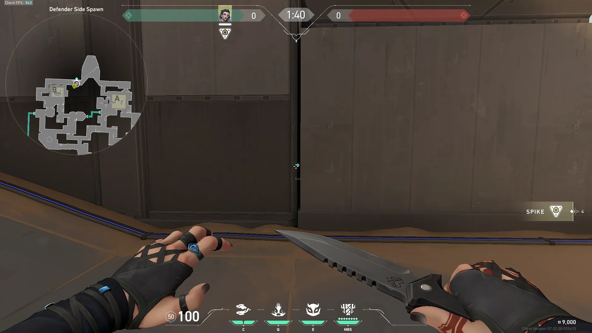 B Retake Eye — Fade lineup on Bind
